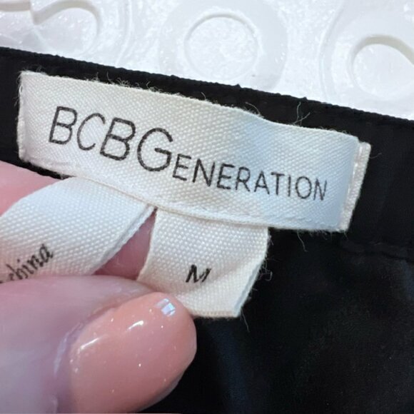 🛍️2 for $25 Sale🛍️ Women's Lined Mini Skirt Accordion Pleat Black Size‎ Medium - Picture 8 of 10